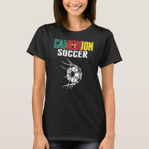 Kamerun Fußball Im Netz Kamerunische Fußballanhäng T-Shirt