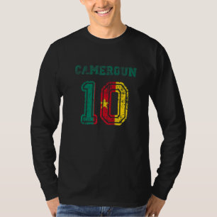 Kamerun Fußballanhänger für das Turnier um zu gewi T-Shirt