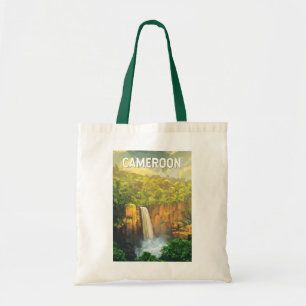 Kamerun Illustration Travel Art Vintag Tragetasche