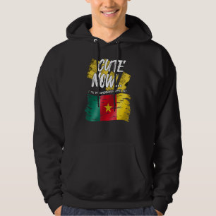 Kamerun Kamerunische Flagge stolz Niedlich bis Mel Hoodie