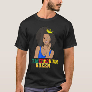Kamerun Kamerunische Flagge stolz Prinzessin König T-Shirt