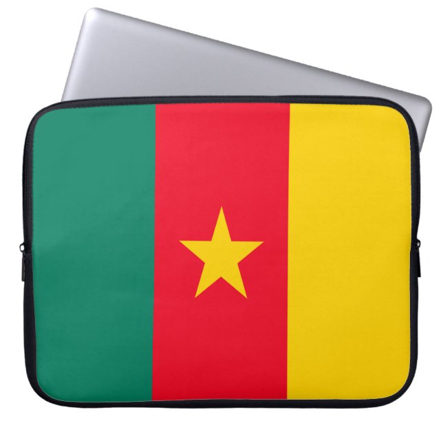 Kamerun Laptopschutzhülle (Vorderseite)