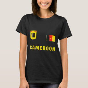 Kamerun Outfit Grün Kamerun Bekleidungsdesign Männ T-Shirt