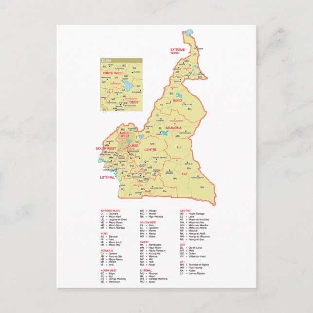 Kamerun Postkarte (Vorderseite)