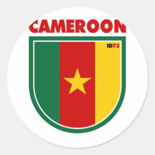 Kamerun Runder Aufkleber