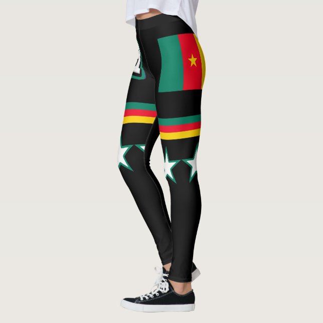 Kamerunaflagge Leggings (Links)