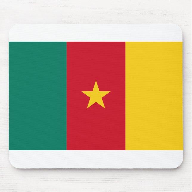 Kamerunaflagge Mousepad (Vorne)