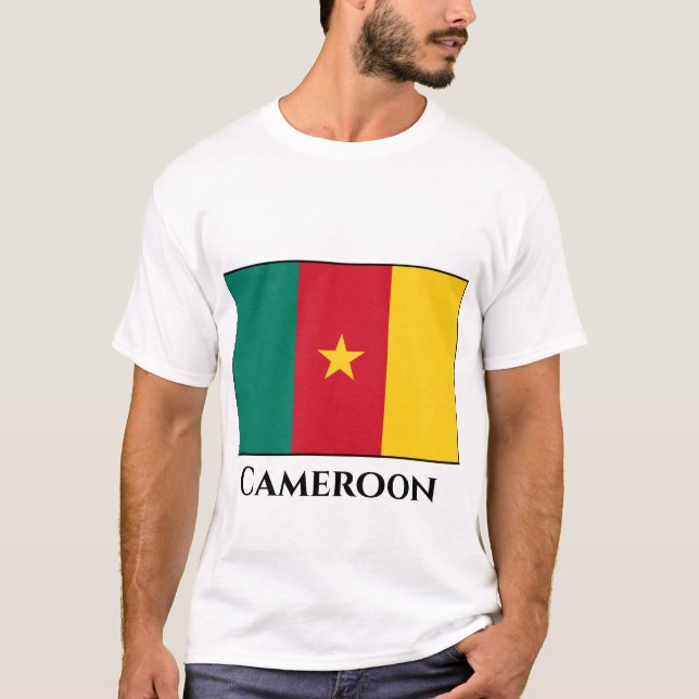 Kamerunaflagge T-Shirt (Vorderseite)