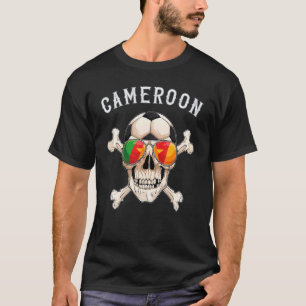 Kameruner Fußballpiraten Leiter Kamerunischer Fan T-Shirt