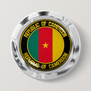 Kameruner RundEmblem Button