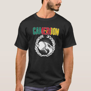 Kameruner Tischtennis Kamerunischer Pingpong Suppo T-Shirt