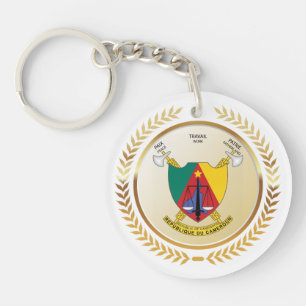 Kameruner Wappen Schlüsselanhänger
