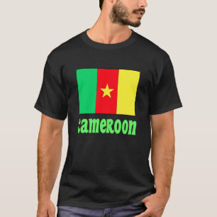 Kamerunflagge mit Text T-Shirt