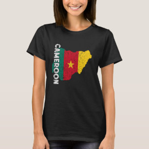 Kamerunische Flagge Kamerunischer Primeplan Kameru T-Shirt