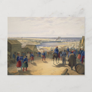 Kamiesch, Platte aus "The Seat of War in the East" Postkarte