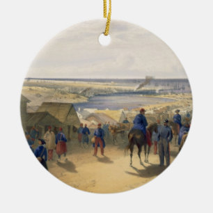 Kamiesch, Platte von 'Seat des Krieges im East Keramik Ornament