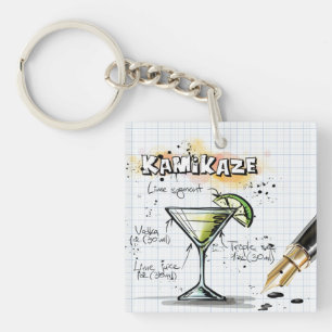 Kamikaze Acrylic Schlüsselanhänger