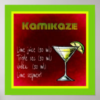 Kamikaze Drink Cocktail Rezept