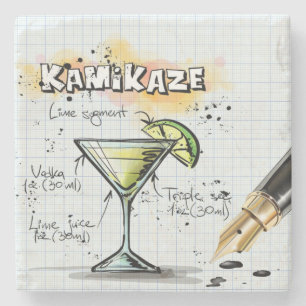 Kamikaze Drink Steinuntersetzer