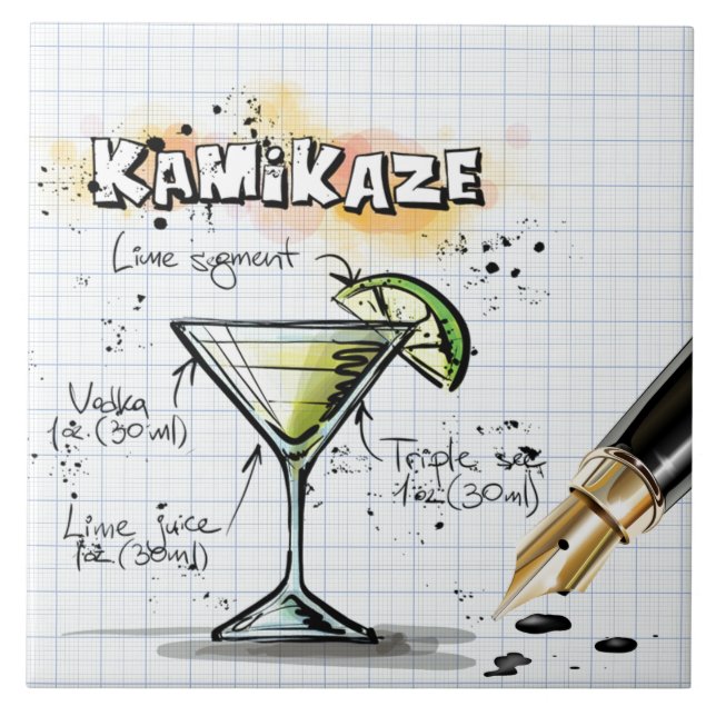 Kamikaze Fliese (Vorderseite)