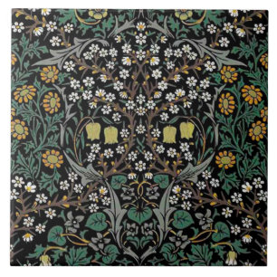 Kamikazin aus Keramikfliesen mit William-Morris-De Fliese
