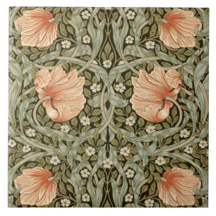 Kamikazinien mit Fliesen in William Morris Design