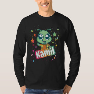 KAMIL - Niedlicher Name des Jungen mit niedlicher T-Shirt