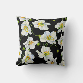 Kamille Blume Aquarellmuster Kissen