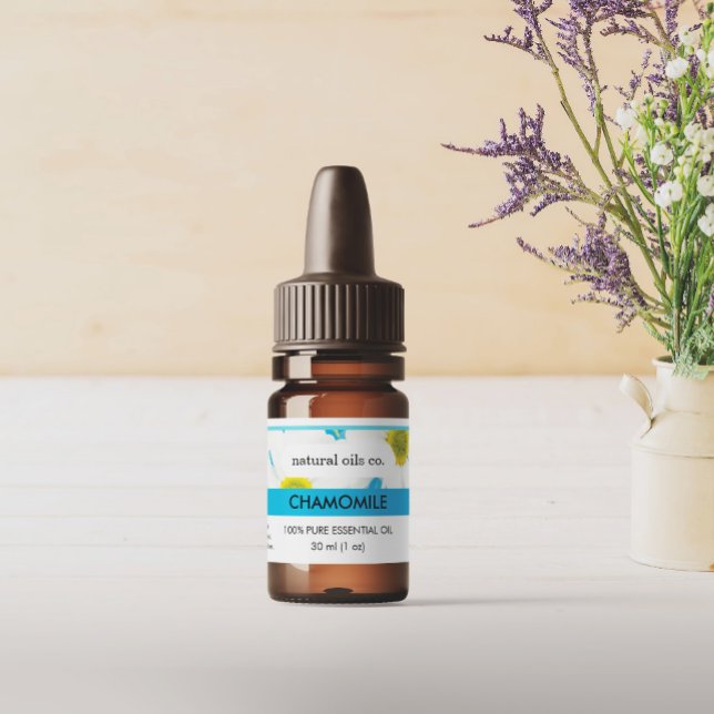 Kamille Essenzielle Öle Duftstoff Flaschenetikett Aufkleber (Von Creator hochgeladen)