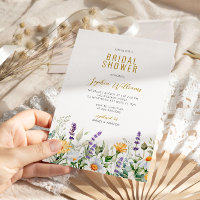 Kamille und Eukalyptus-Wildblumen Brautparty