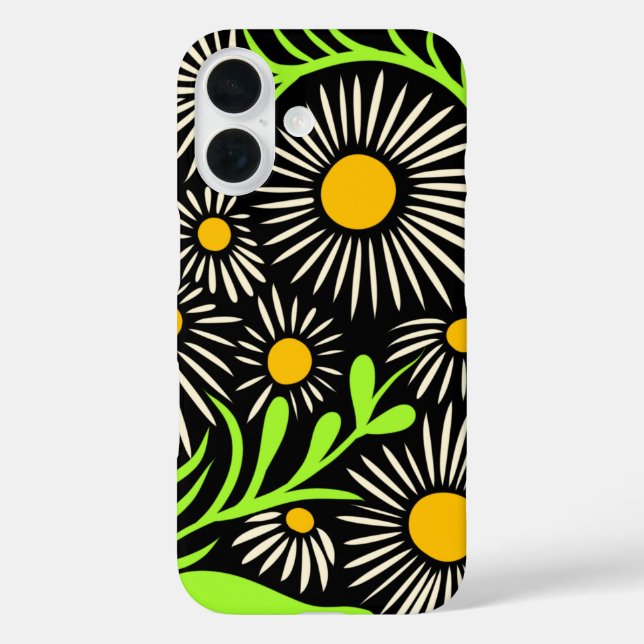 Kamillenblüten iPhone 16 Hülle (Rückseite)