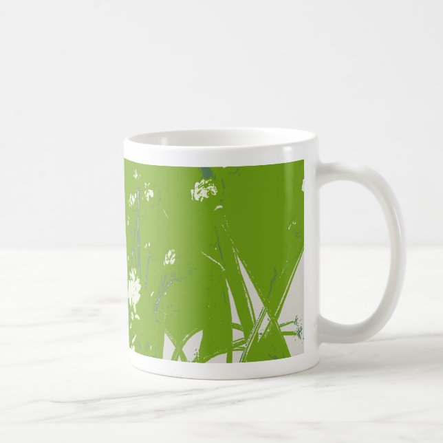 Kamillengrün Kaffeetasse (Rechts)
