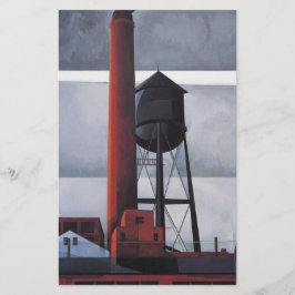 Kamin- und Wasserturm (von Charles Demuth) Briefpapier