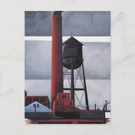 Kamin- und Wasserturm (von Charles Demuth) Postkarte