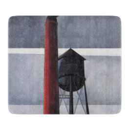 Kamin- und Wasserturm (von Charles Demuth) Schneidebrett
