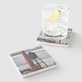 Kamin- und Wasserturm (von Charles Demuth) Steinuntersetzer