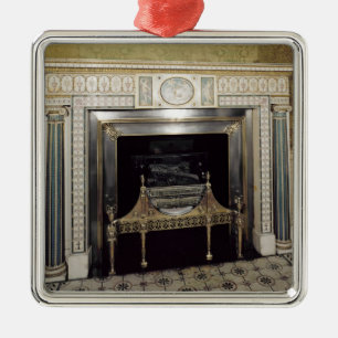 Kamin von Syon Haus, Middlesex, c.1760 Silbernes Ornament