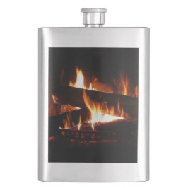 Kamin-Warme-Winter-Szene-Fotografie Flachmann