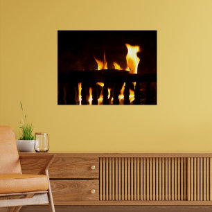 Kamin zu Hause Poster
