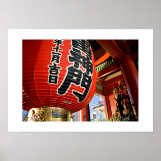 Kaminarimon: Senso-ji, Tokio Poster