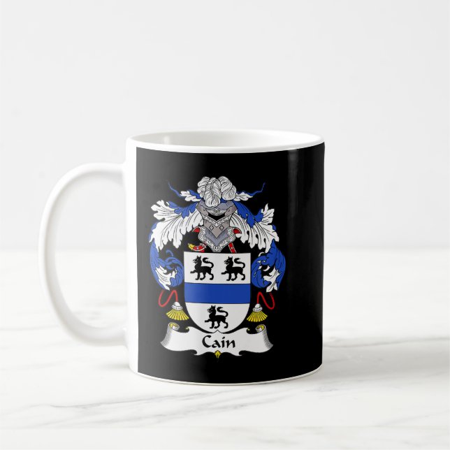 Kaminüberzug des Familienwappens von Waffen Kaffeetasse (Links)