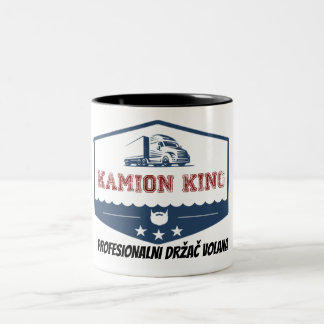Kamion König Šolja Zweifarbige Tasse
