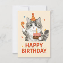 KamKam die Katze zum Geburtstag gratulieren