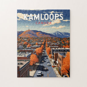 Kamloops Kanada Reise Kunst Vintage