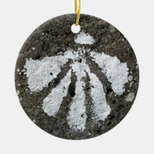Kamm-Muschel-Muschel-Verzierung Keramik Ornament