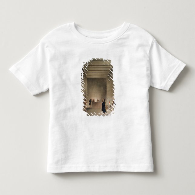 Kammer und Sarcophagus in der Großen Pyramide von  Kleinkind T-shirt (Vorderseite)