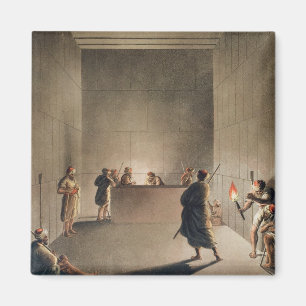 Kammer und Sarkophag in der großen Pyramide von G Magnet