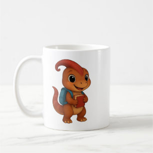 Kammli geht zur Schule – Dino mit Rucksack Kaffeetasse