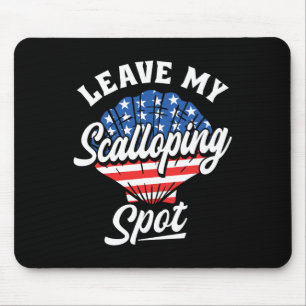 Kammuschelstandort Kammuschel Jäger Angeln Schnorc Mousepad