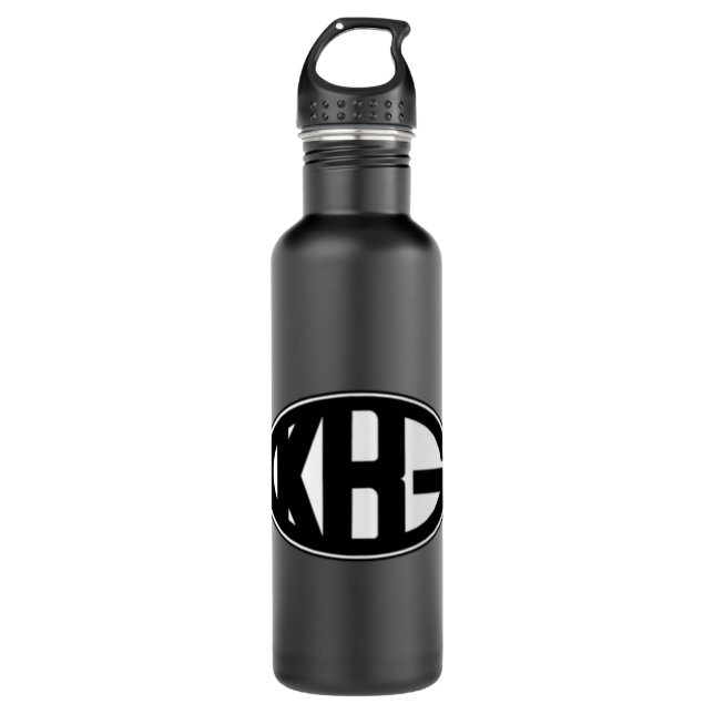 Kamogawa Boxing-Logo Edelstahlflasche (Vorderseite)